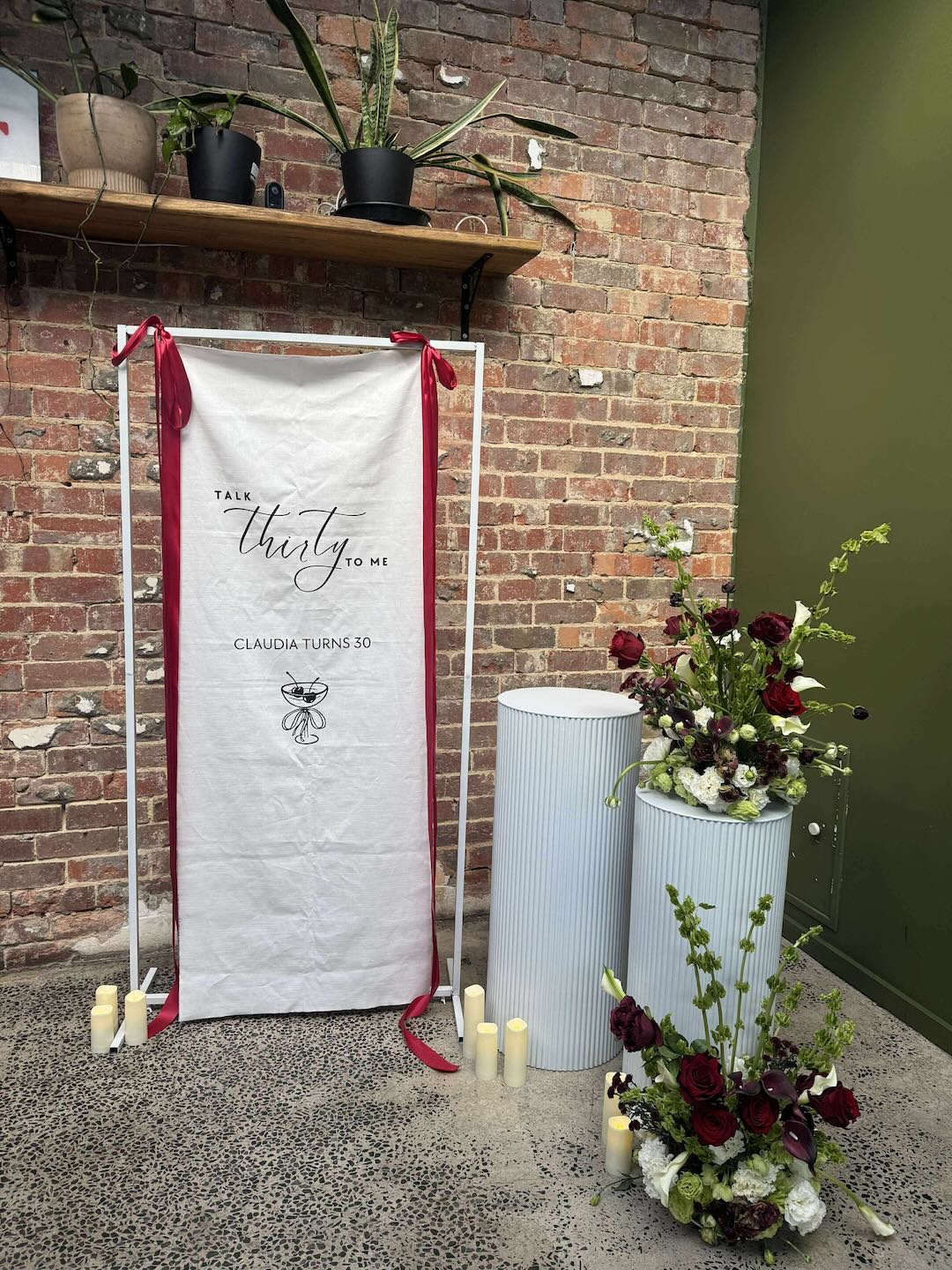Custom Cotton-Linen Welcome Sign (Upload Your Own Design)