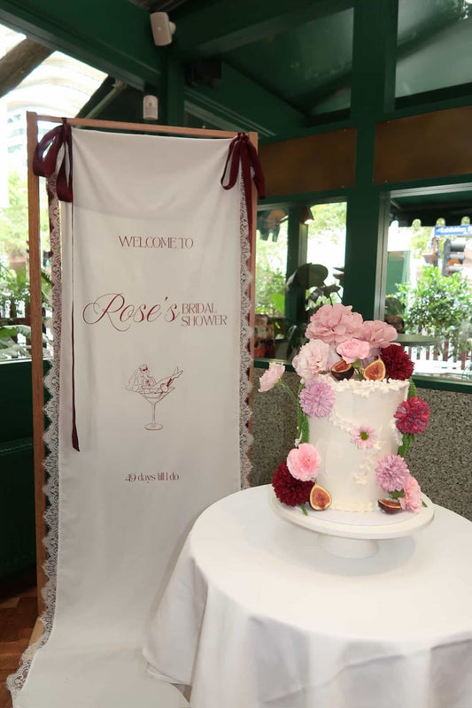 Lace Fabric Sign