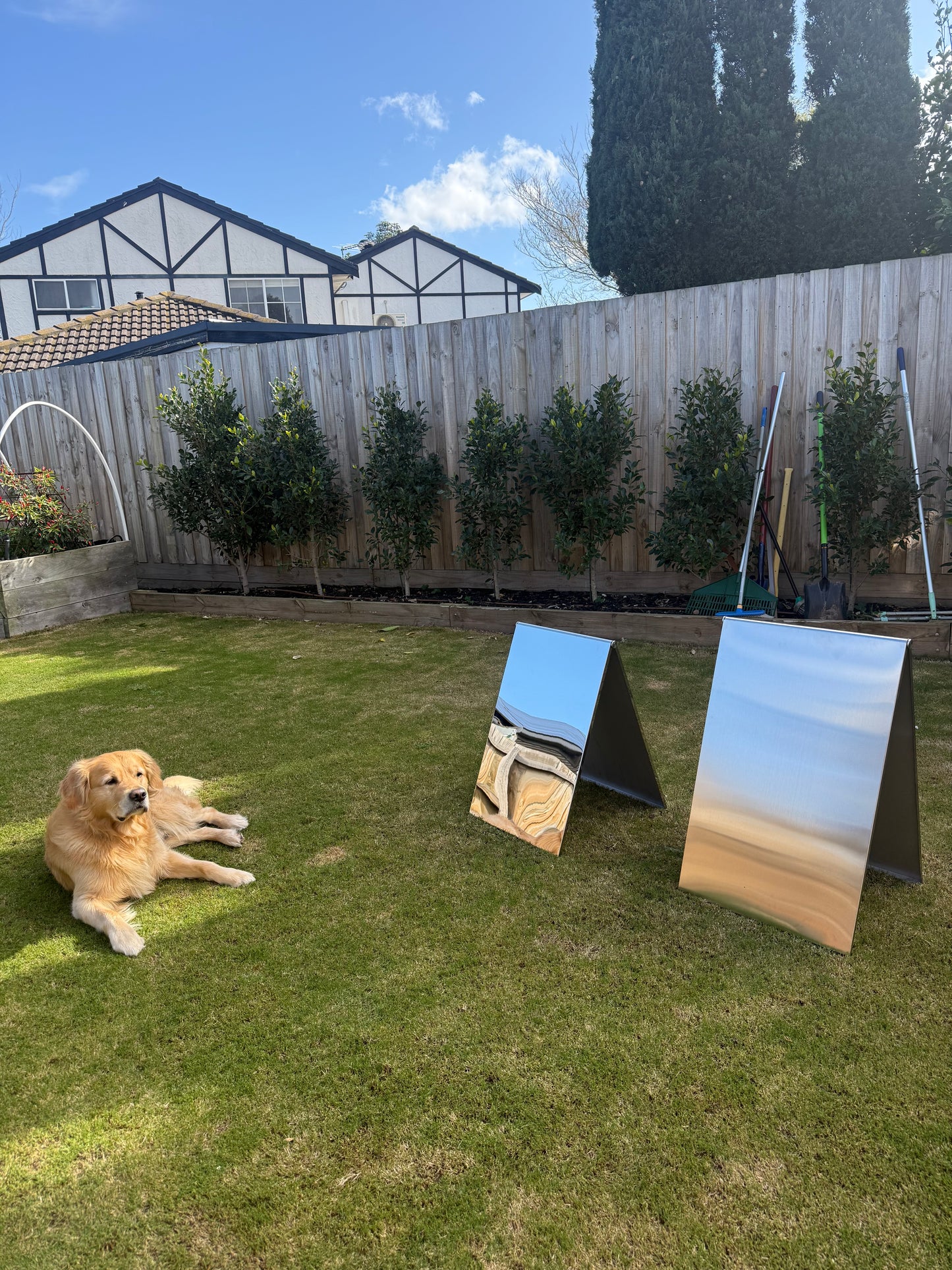 Metal A-Frame Wedding Sign