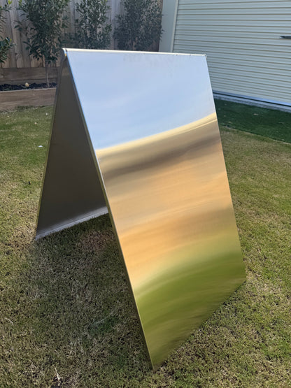 Metal A-Frame Wedding Sign