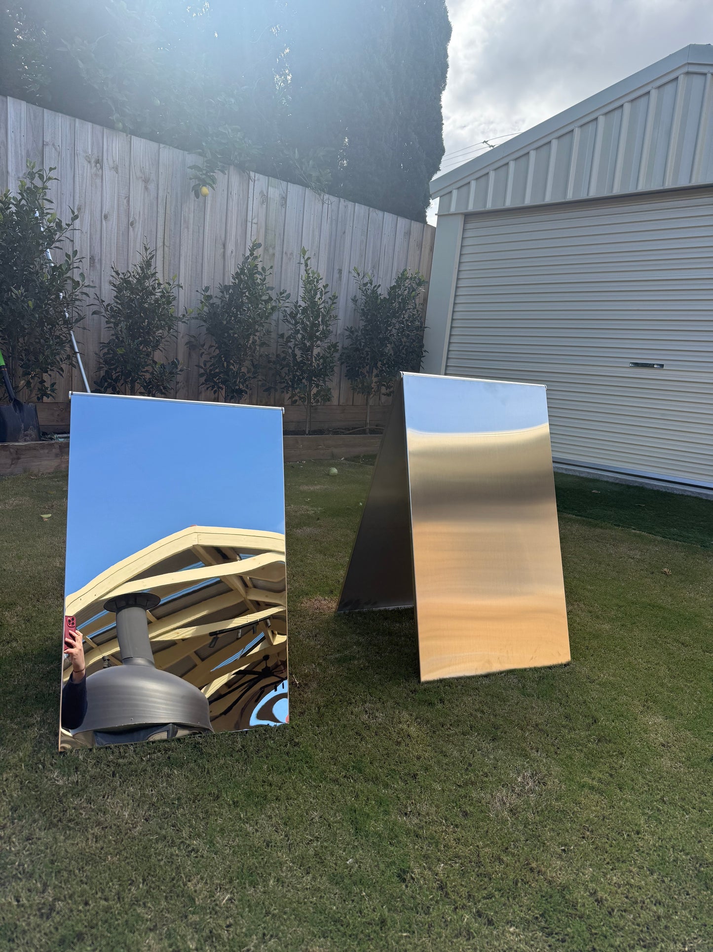 Metal A-Frame Wedding Sign