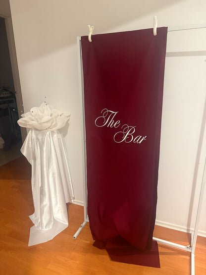 Bar Sign – Cotton-Linen (Classic Serif)