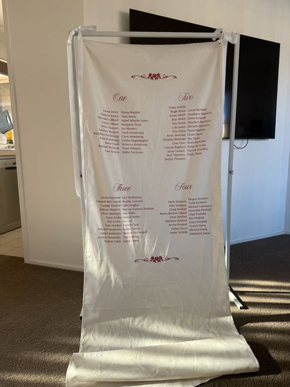 Fabric Seating Chart