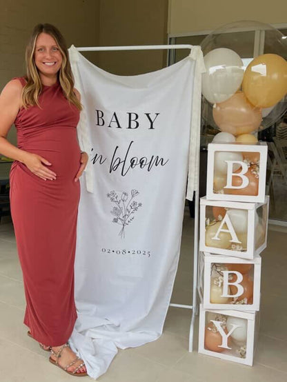 Fabric Welcome Sign