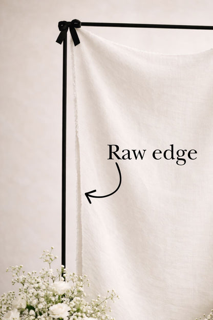 Cotton-Linen Welcome Sign (Swan Lake)