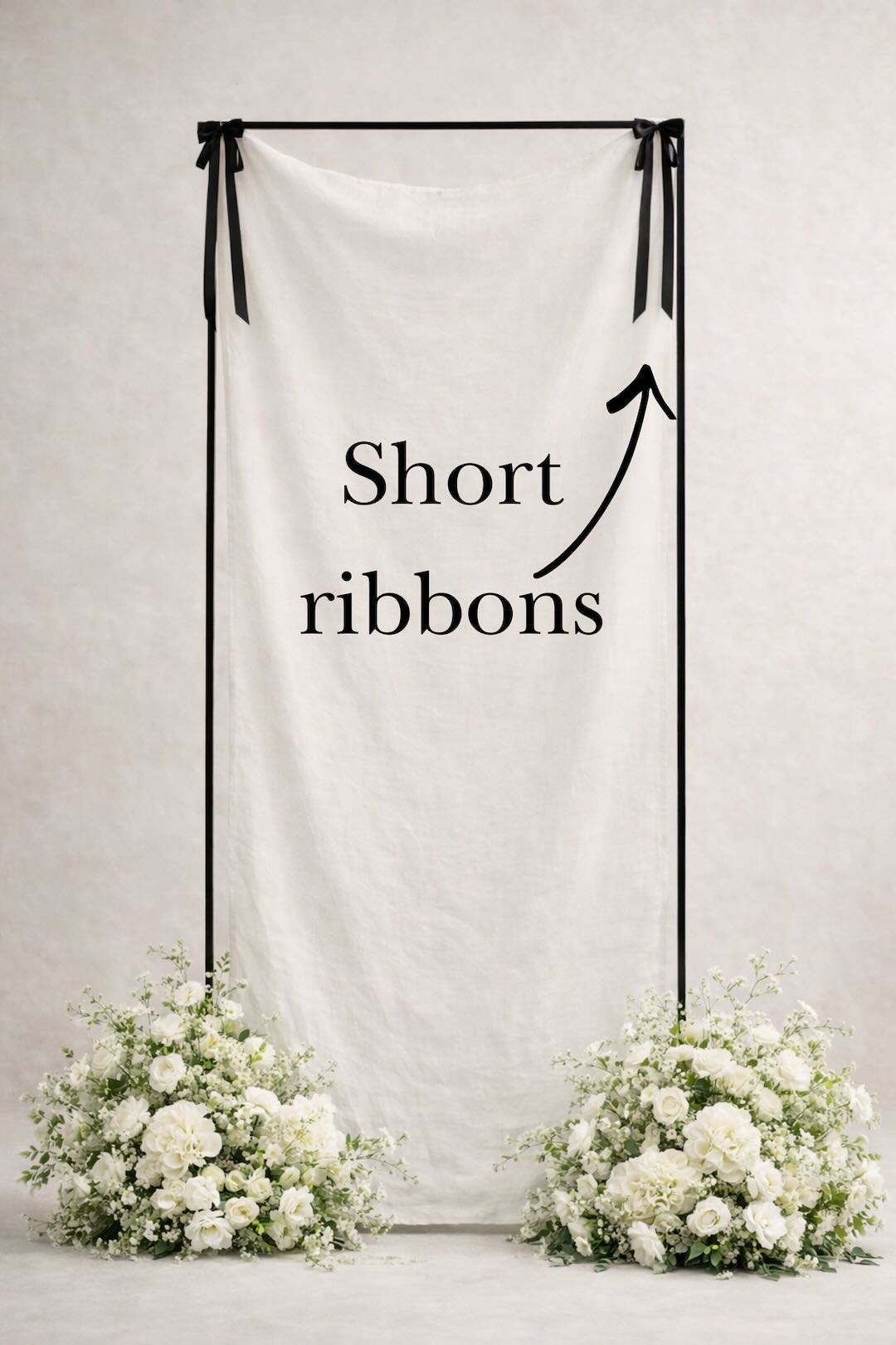 Cotton-Linen Welcome Sign (Swan Lake)