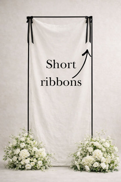 Cotton-Linen Welcome Sign (Swan Lake)