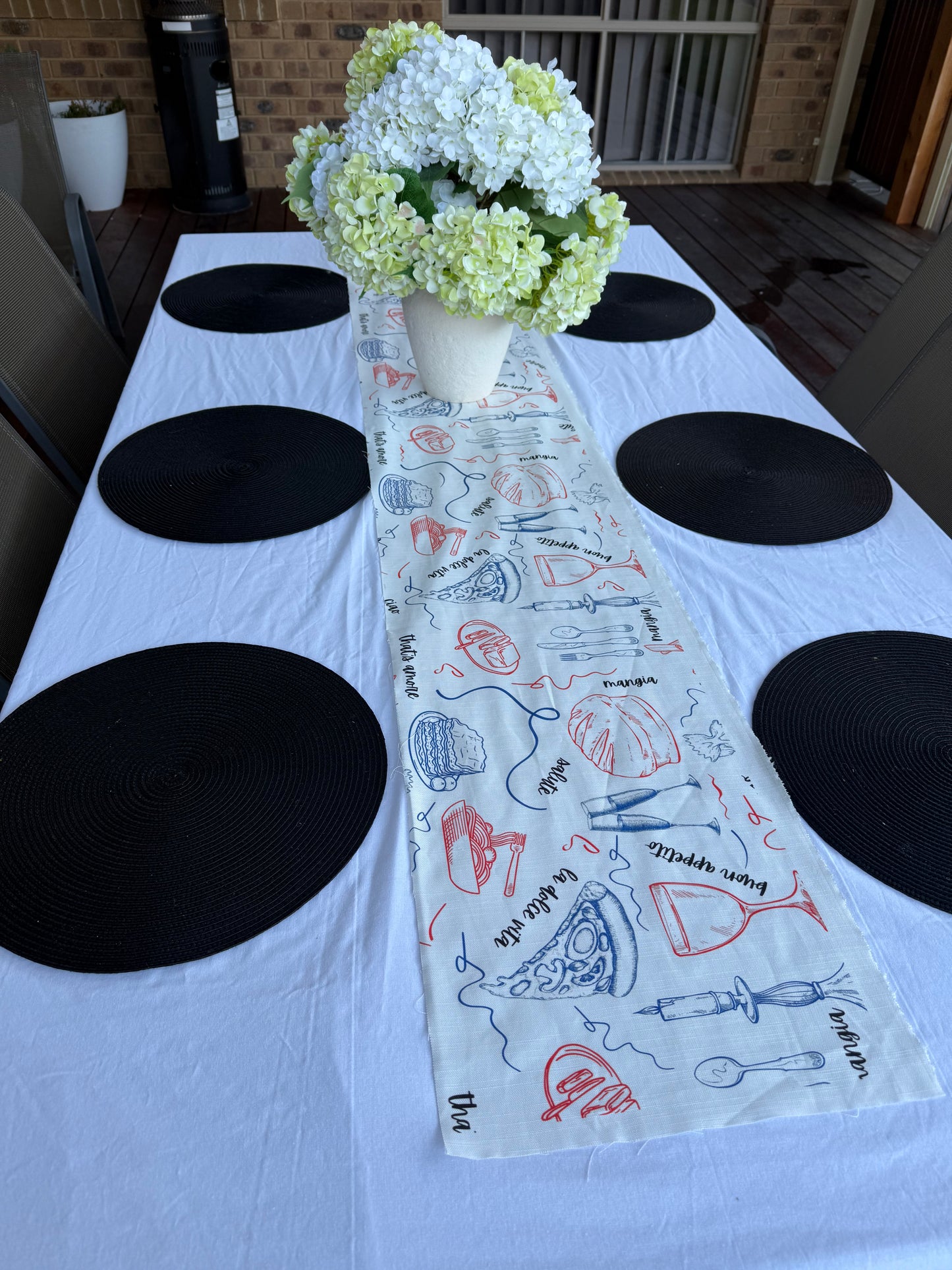 Fabric table runner