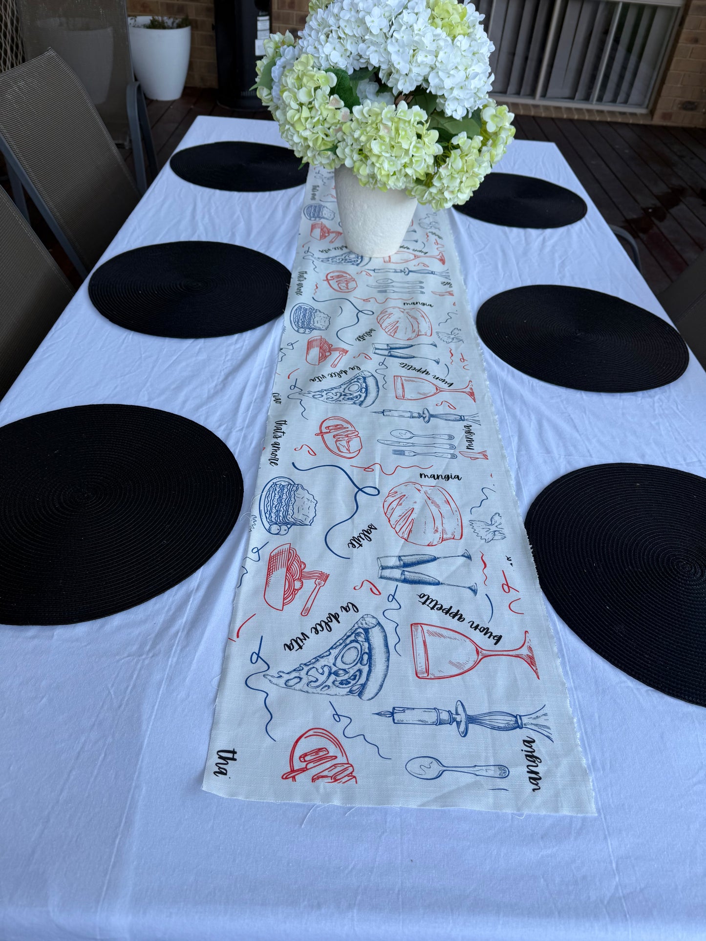 Fabric table runner