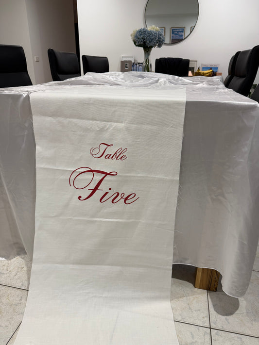 Fabric table runner