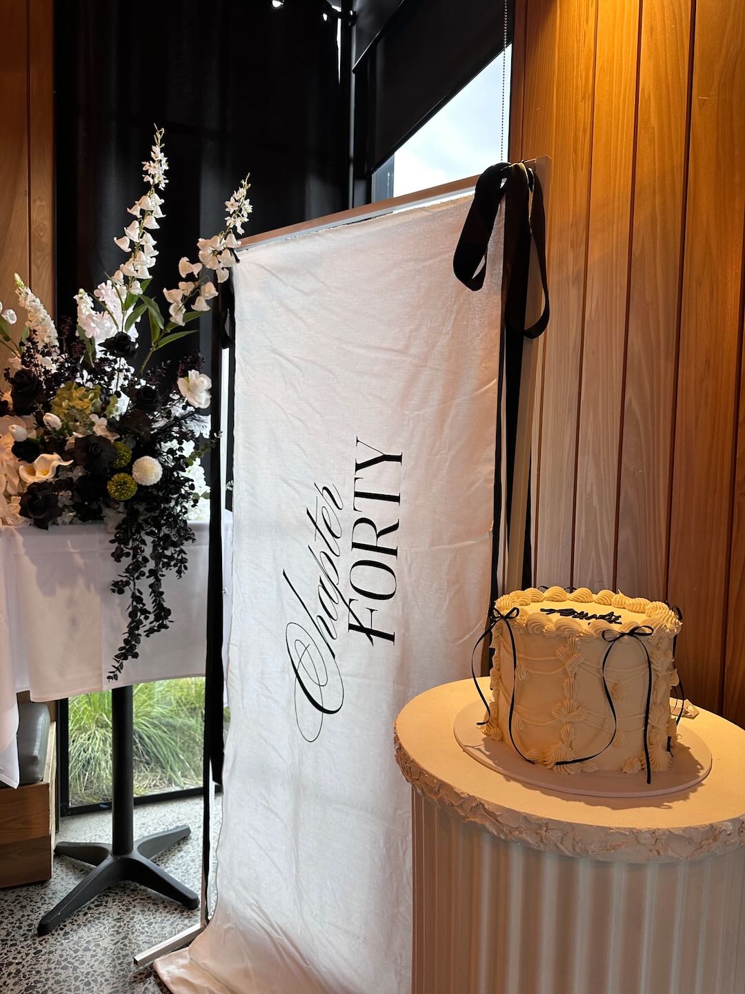 Fabric Welcome Sign