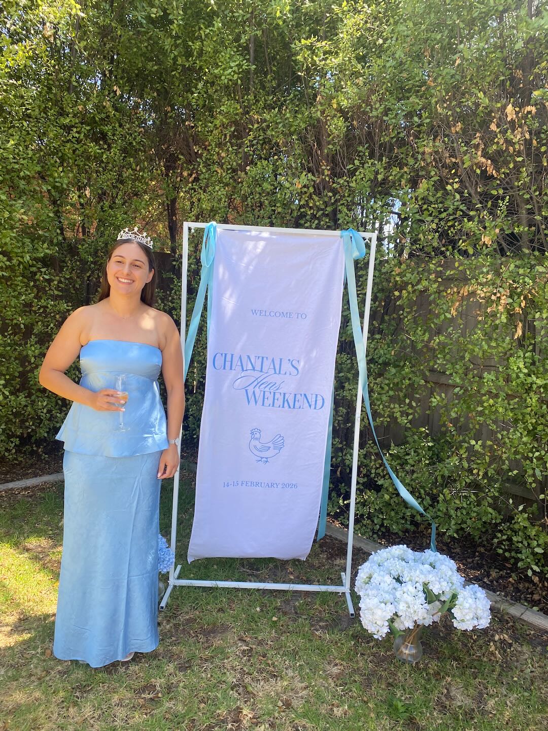 Fabric Welcome Sign