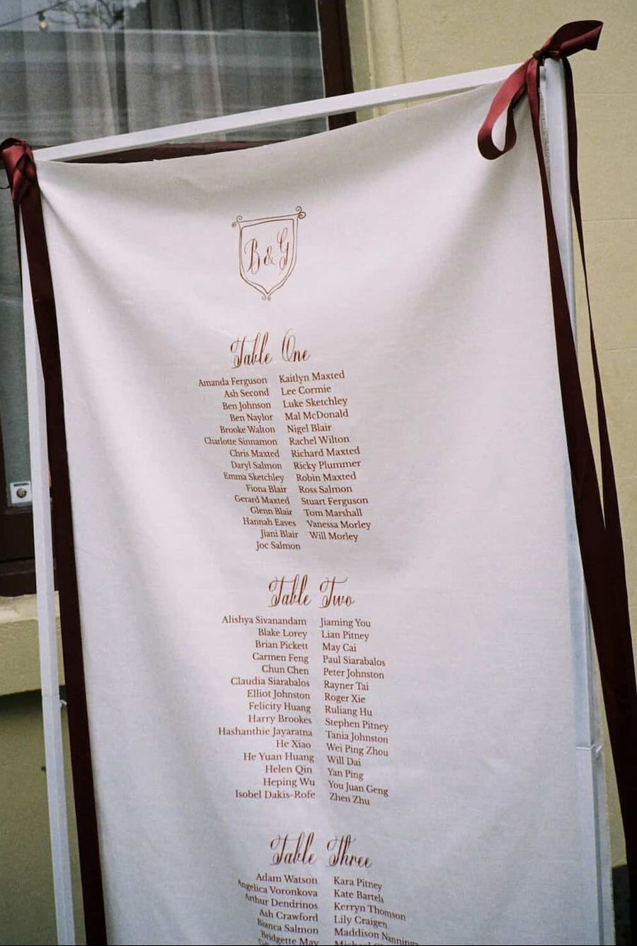 Seating Chart